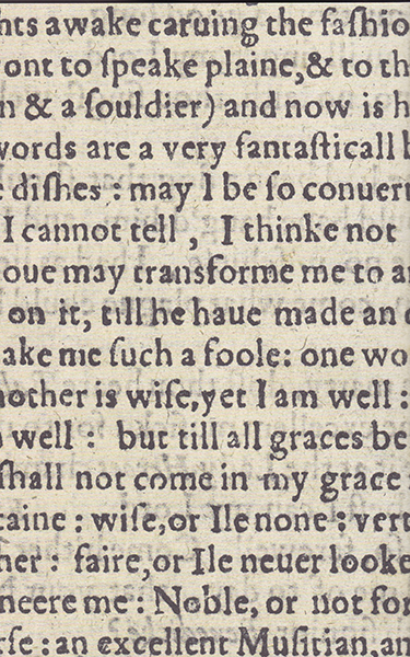 Пунктуация раннего модерна. Шекспир